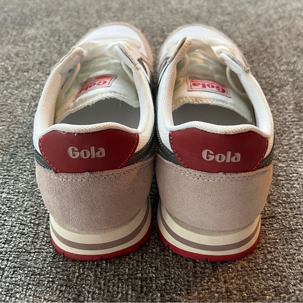 Gola Daytona Women's Sneakers in White/Blossom/Ash Size 8 - Picture 3 of 7